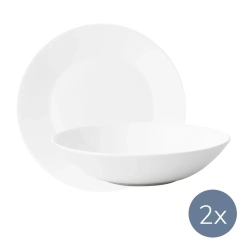 Wedgwood - Джаспер Конран Белый обеденный сервиз на 2 персоны / артикул   50191309540 + 50191309593  / GTIN