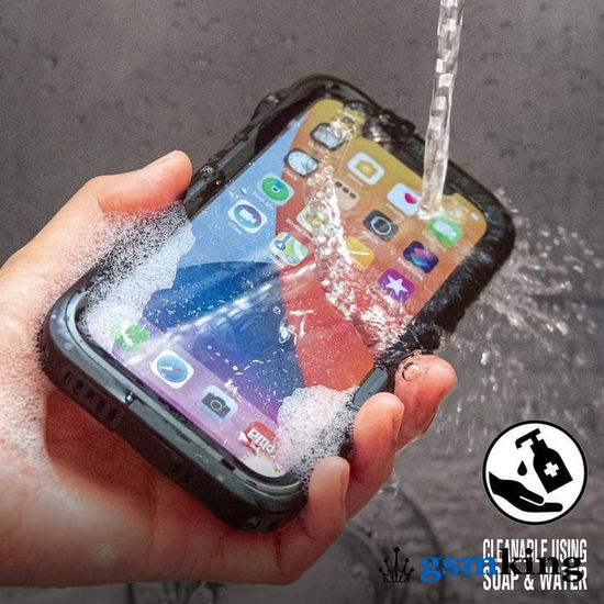 Catalyst Total Protection Waterproof Case for iPhone 12 Pro Max Stealth Black (Чёрный)