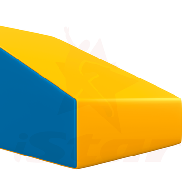 Мягкий модуль гимнастический - "Прямоугольник Усеченный"(средний)