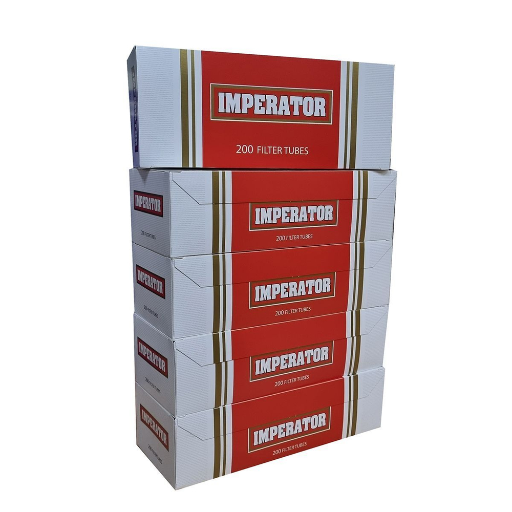 Комплект гильзы для сигарет "Imperator" Red 5х200шт