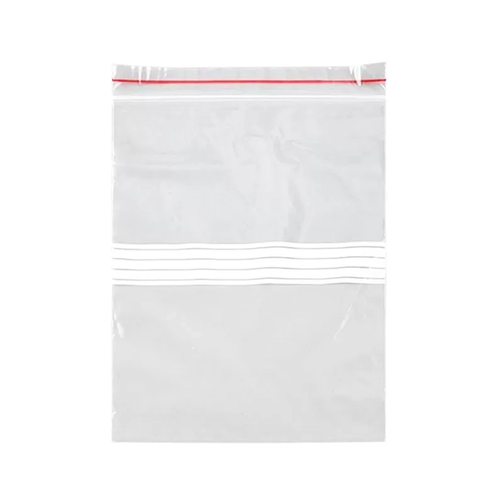 Пакеты с замком 10х15 см 60 мкм широкая полоса 1000 шт