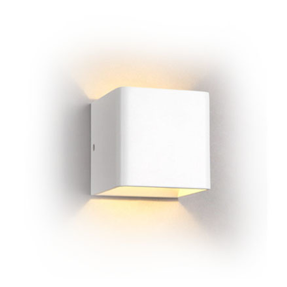 Wall design lamp Cube  (White)