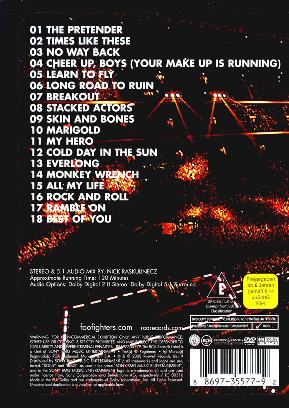 Foo Fighters / Live At Wembley Stadium (DVD)