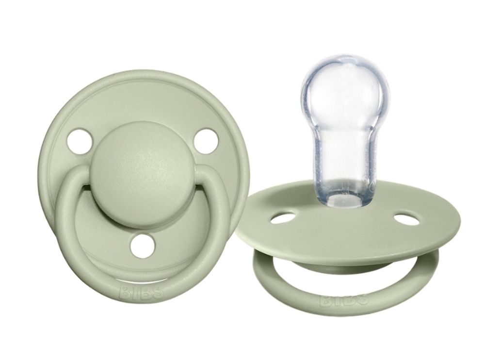 BIBS De Lux Silicone Sage 0+ месяцев