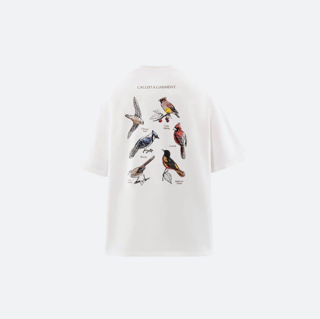 Купить Футболка Called a Garment Birds (milk)