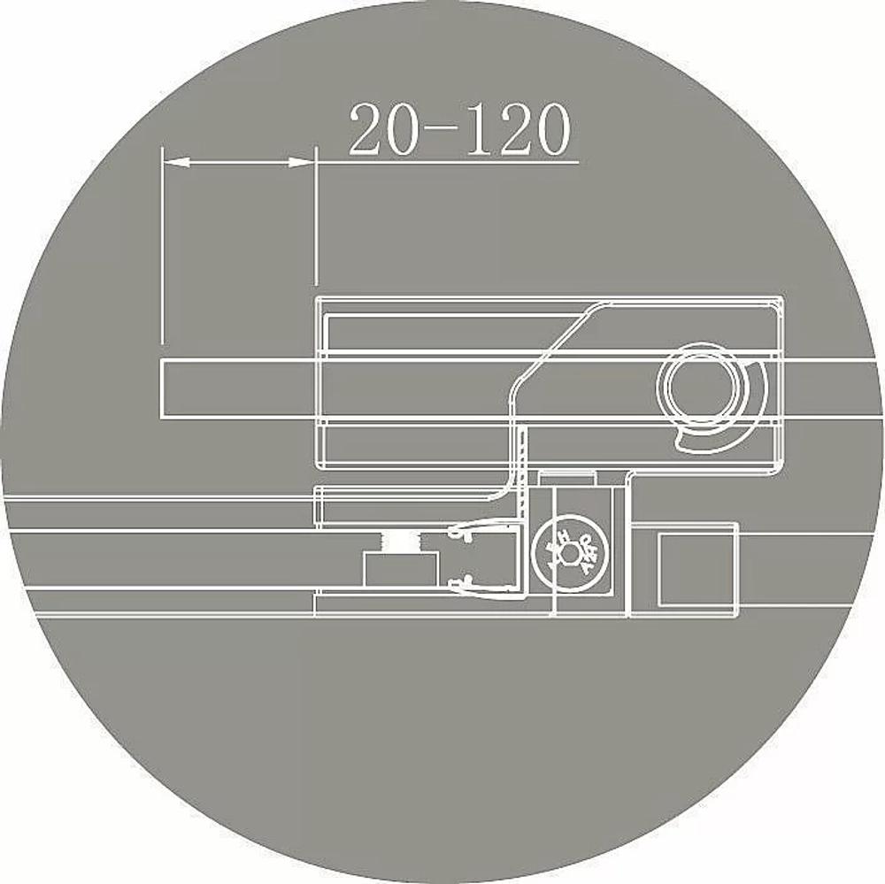 Душевой уголок Cezares Slider 99х105 SLIDER-AH-1-100-100/110-GRIGIO-Cr стекло серое тонированное/профиль хром