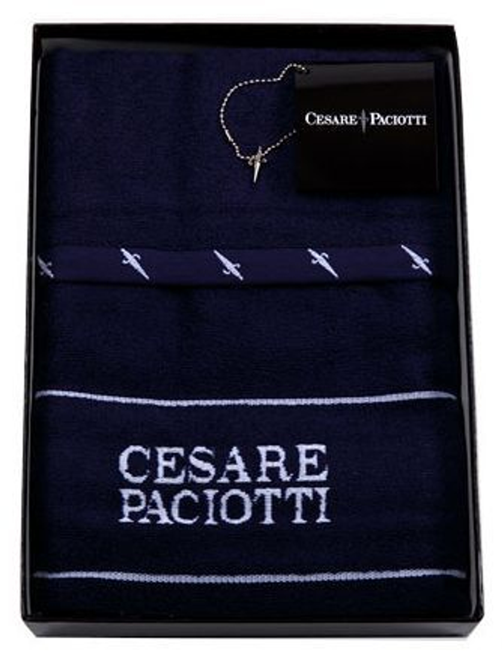 Набор полотенец 2 шт Cesare Paciotti Celebration синий Италия