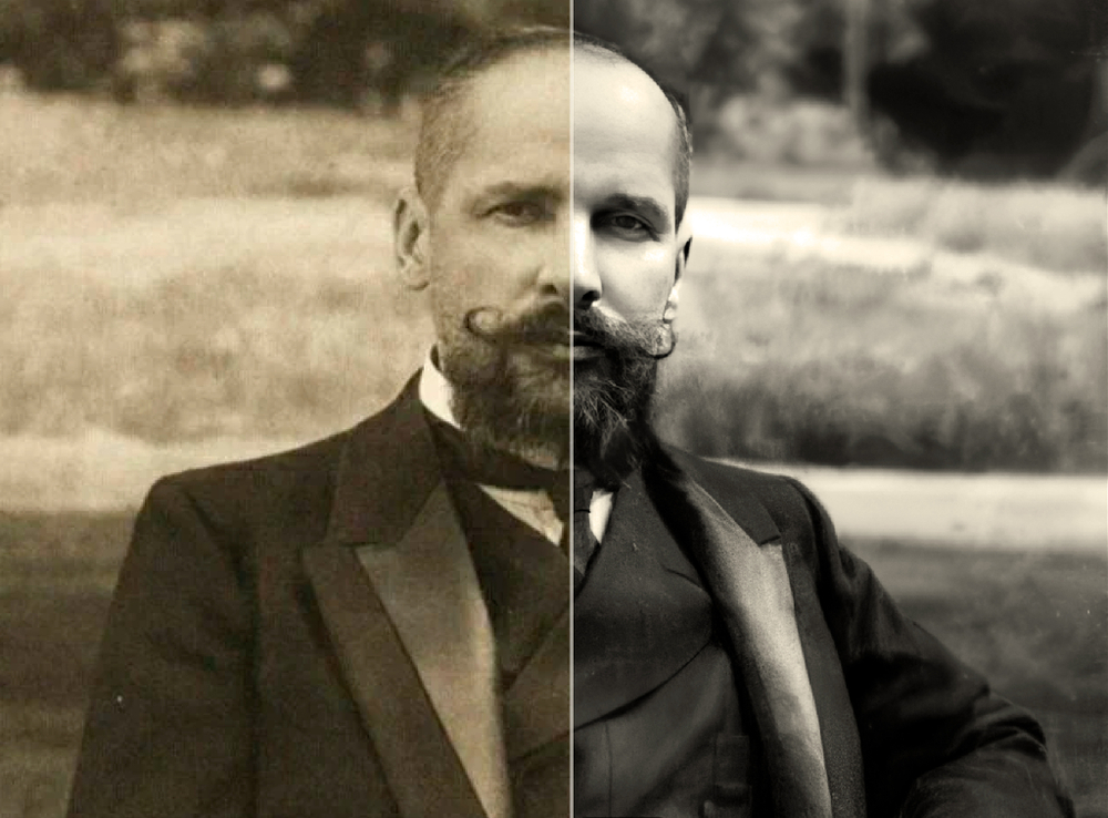 Реставрация фотографий AI upscale