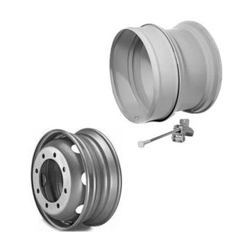 Колесо стальное, комплект сдвоенных колёс, обод для сдваивания