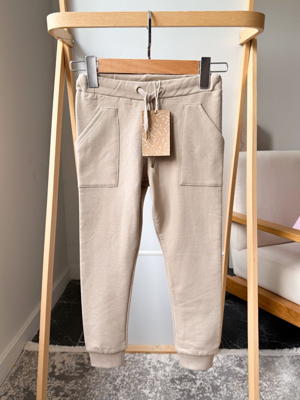 Новые хлопковые брюки Wheat, 116