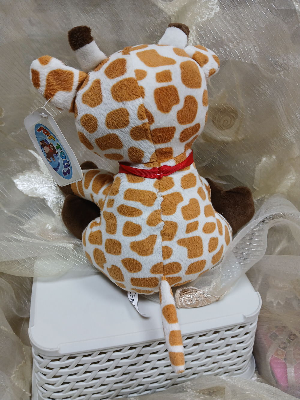 Жирафик, сидит, 24 см