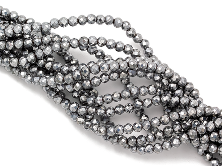 Нить бусин из гематита 3,2мм, огранка