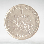 France, 1 Franc 1965 - Signature "O. Roty", VF