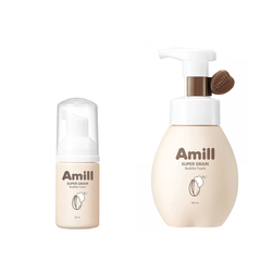 Amill Super Grain Bubble Foam пузырьковая пенка для умывания с зерновыми экстрактами
