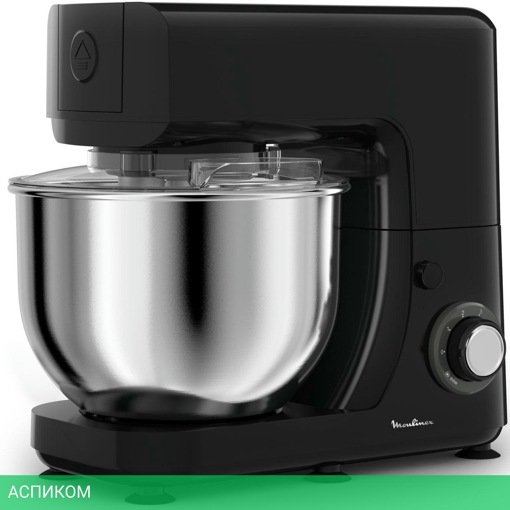 Кухонная машина Moulinex QA151810 черный/серебристый (8010001135)