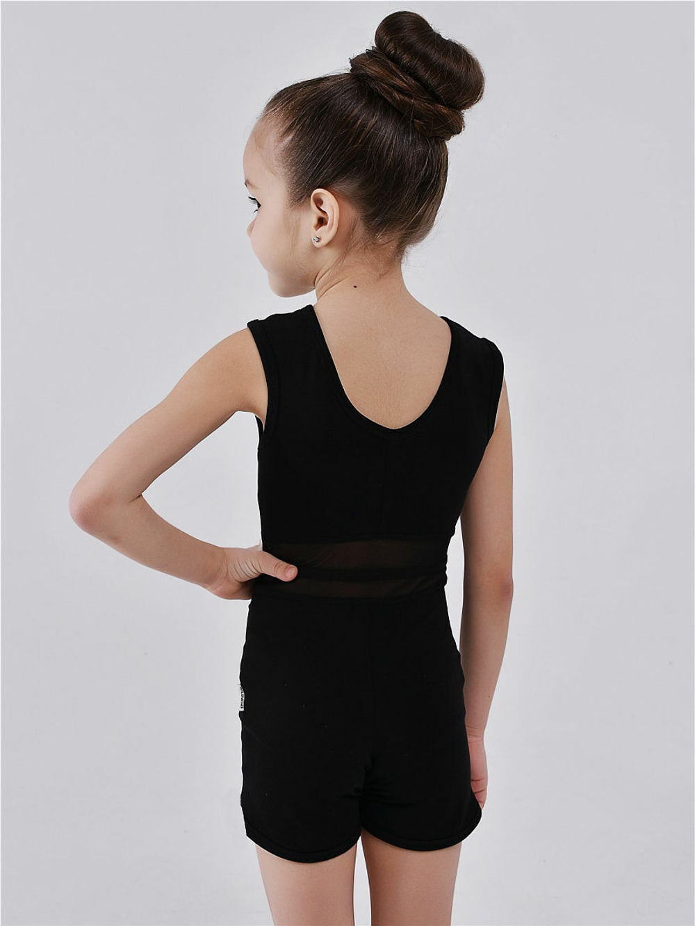 Комбинезон для гимнастики черный