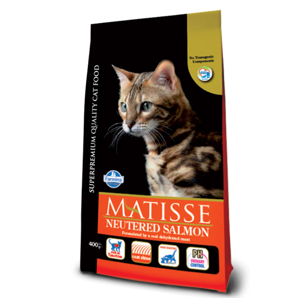 Сухой корм для стерилизованных кошек Matisse Neutered Sterilise Salmon с лососем на развес