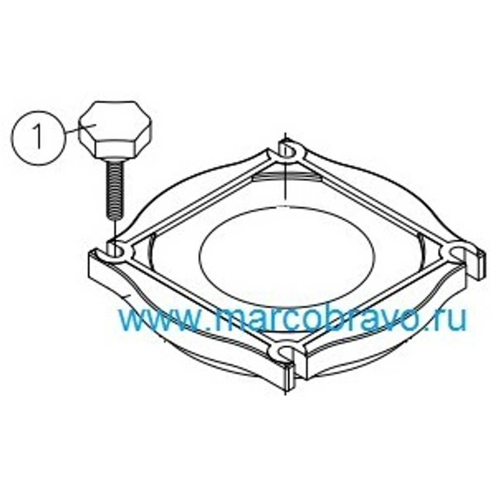 Kripsol Болт (винт) крышки префильтра насоса KS/KAP (М8 / Ø8мм)