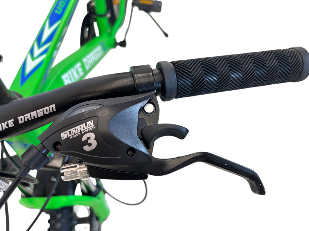 Велосипед Bike Dragon 24" 21скор (стальная рама, SunRun, диск. тормоз) BD-2-24-2 зеленый