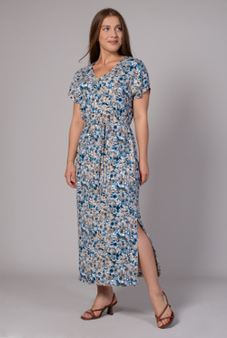 Платье женское 4021АП, Абстракция #303Абс054021АП