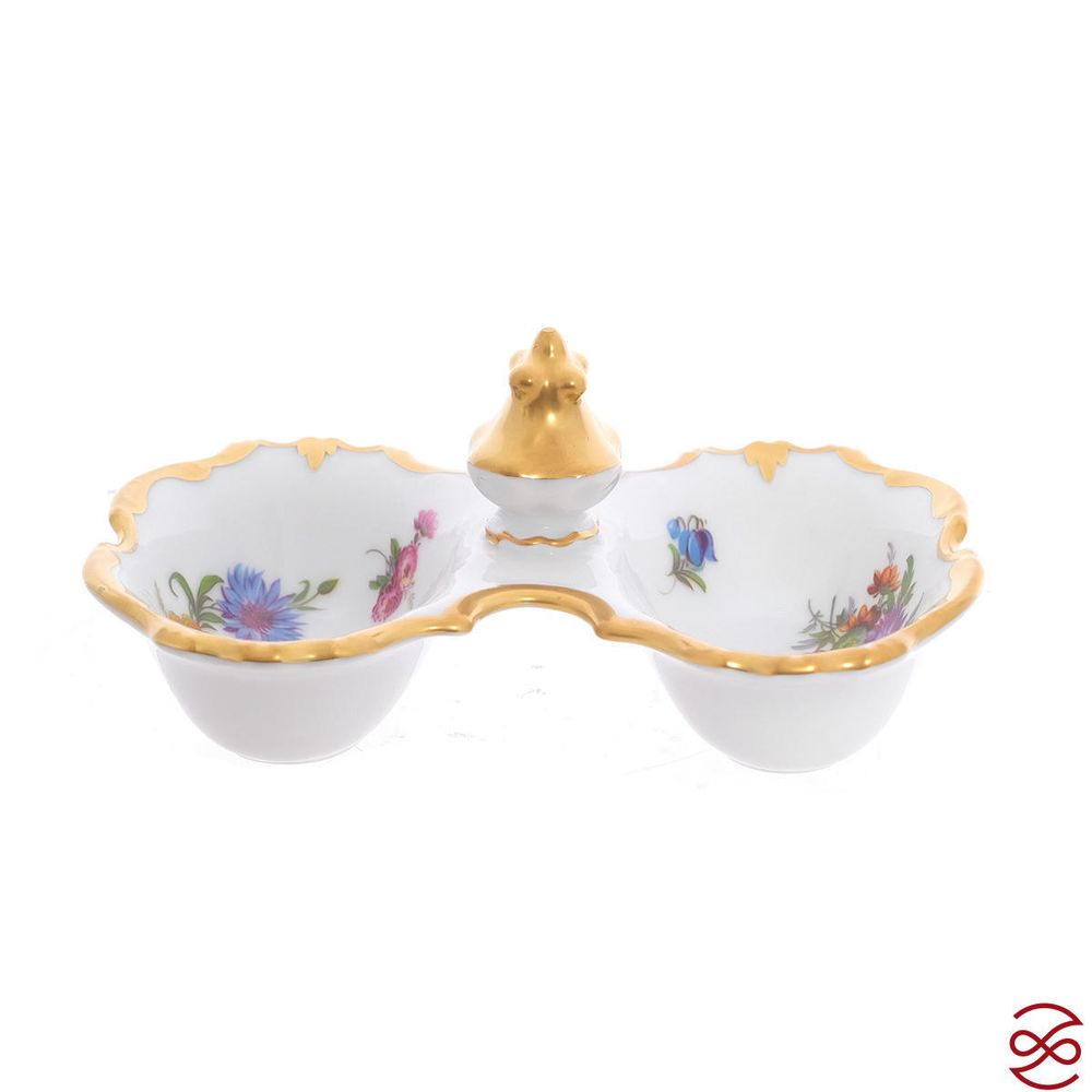 Солонка Queen's Crown Мейсенский букет