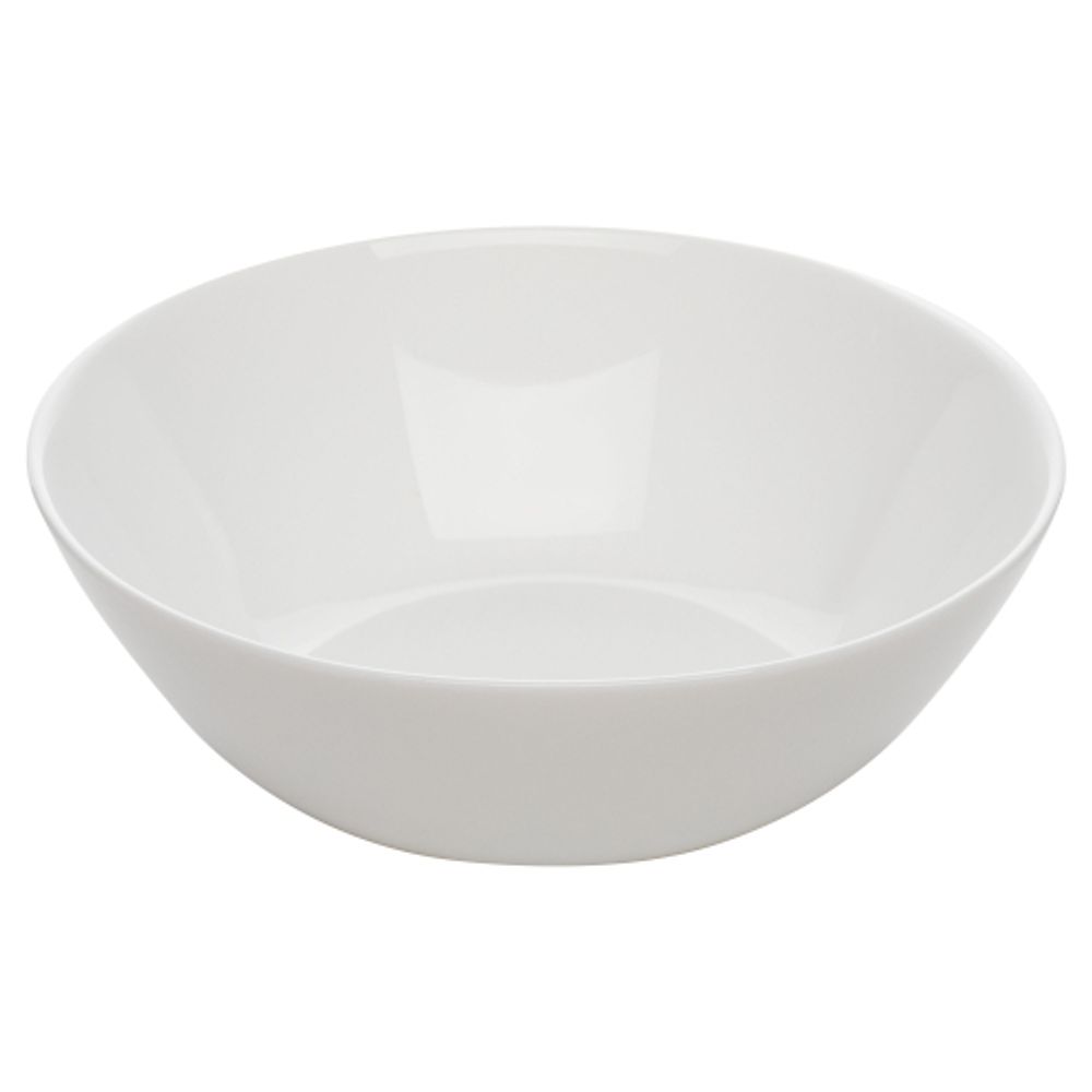 Салатник White Fox Muscat WF-BD18-36 стеклянный глубокий круглый белый 18 см 970 мл | White Fox