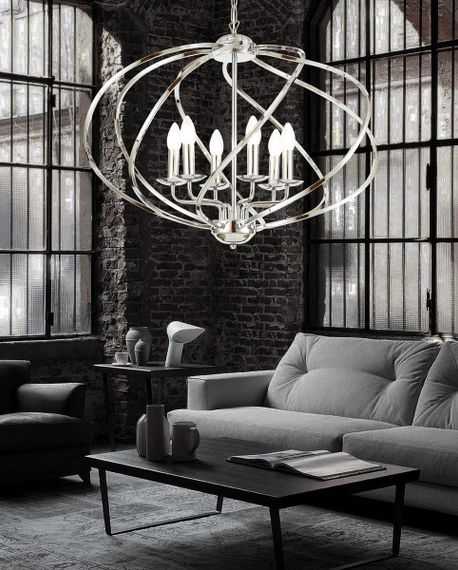 Подвесная люстра Lumina Deco Roderio LDP 9041-6 CHR