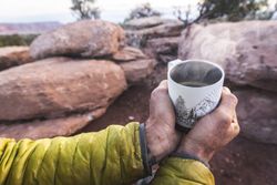 Термокружка Klean Kanteen Camp Mug 12oz (355 мл) Mountain White