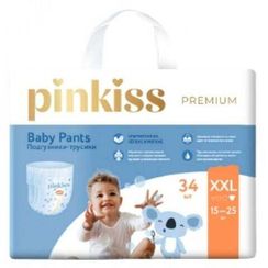 Uşaq bezi \ Подгузники \ Diapers Pinkiss Premium Premium XXL, 15-25 kq, 34 ədəd