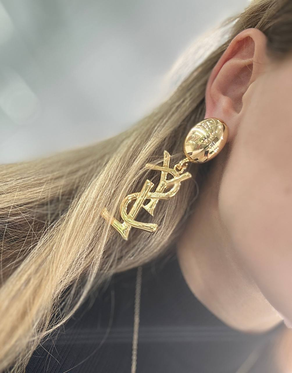 Серьги Yves Saint Laurent
