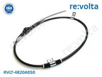 Трос ручника / Трос стояночного тормоза / Mitsubishi Lancer X, -RH, правый / RVLT-4820A050