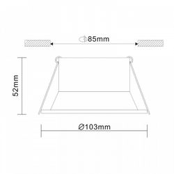 Встраиваемый светильник ST-Luce Grosi ST207.508.01