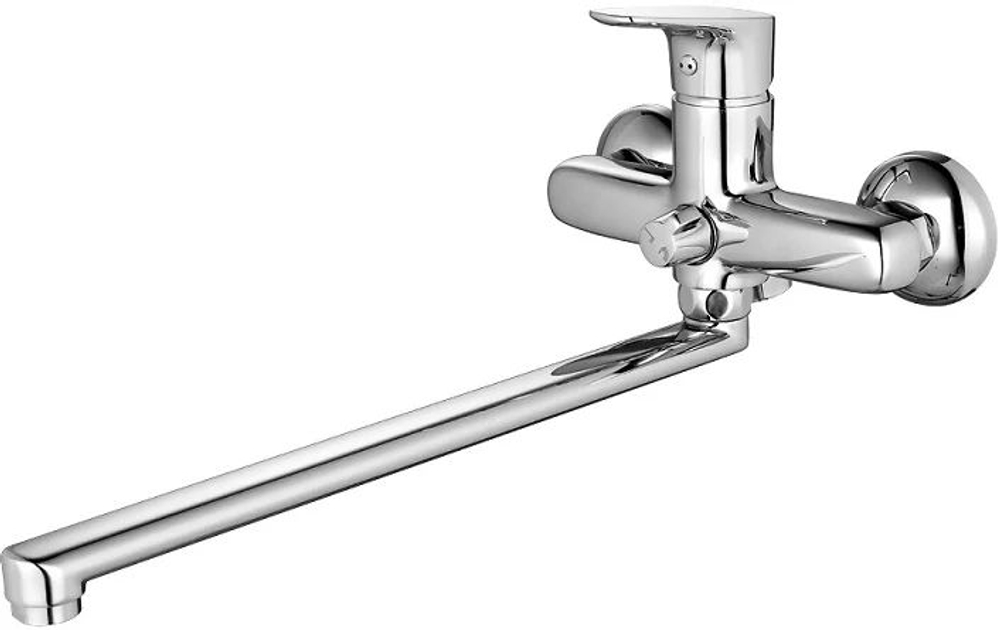 Смеситель для ванны с длинным изливом с керамическим дивертором Zodiac, IDDIS, ZODSBL2i10WA