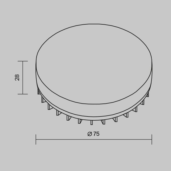 Лампа светодиодная Voltega Wi-Fi GX53 9W 2700K-6500K MIX-RGB белая 2431