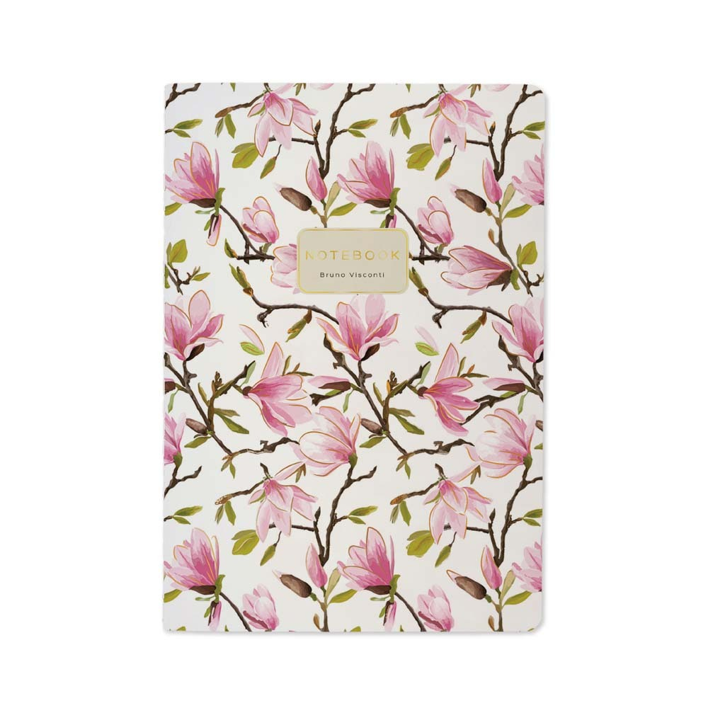 Записная книжка А5  40л. картон, мягк.пер. "Flora. Цветы. Фантазия" кл.