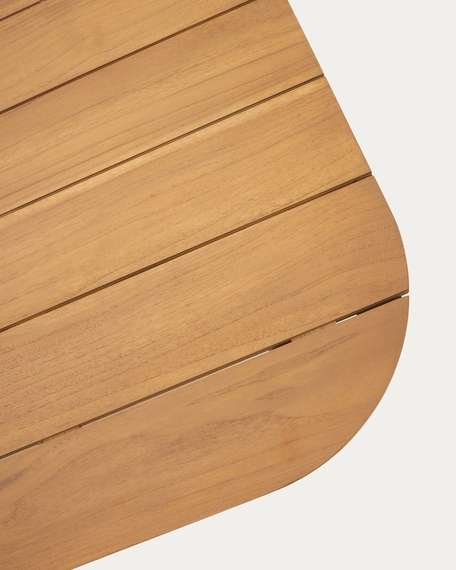 Уличный стол Tudons, 148х148 см, со столешницей из тика