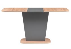 Стол на тумбе Лурвин 100(145)х68х75 дуб вотан / графит