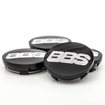 Крышка центрального отверстия BBS 70.6 мм silver/carbon