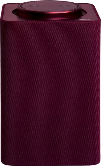 Умная колонка Яндекс Станция Макс с Алисой, с Zigbee, красный, 65Вт