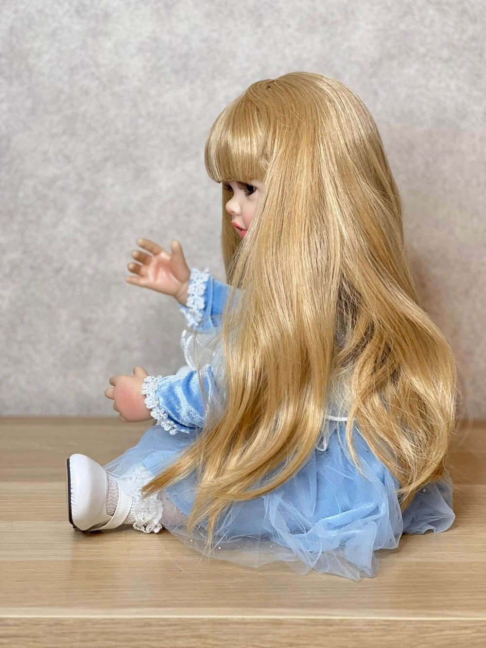 Кукла Реборн виниловая 55см в пакете (FA-289)