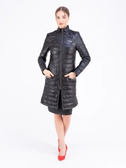 Женское кожаное пальто/натуральная кожа/Турция