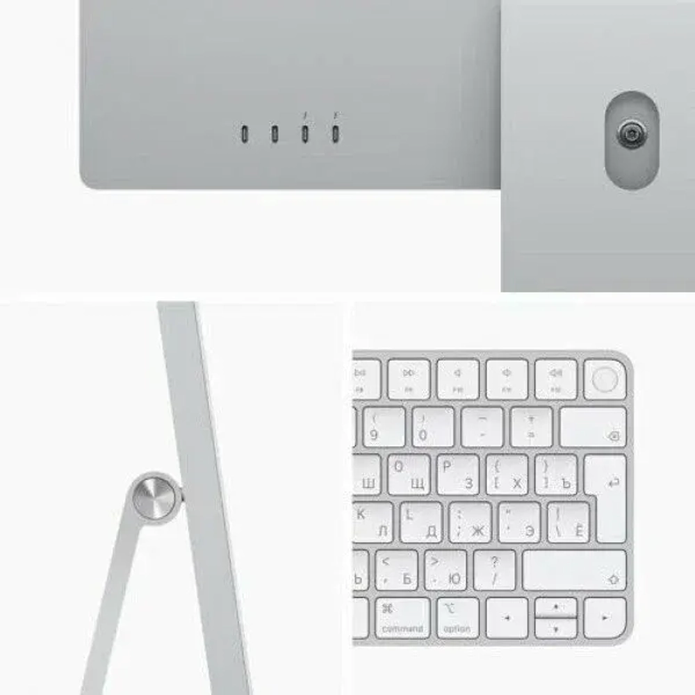 Моноблок Apple iMac 24" (2021) Retina 4,5K/M1/16GB/2TB/8 Core/Silver
