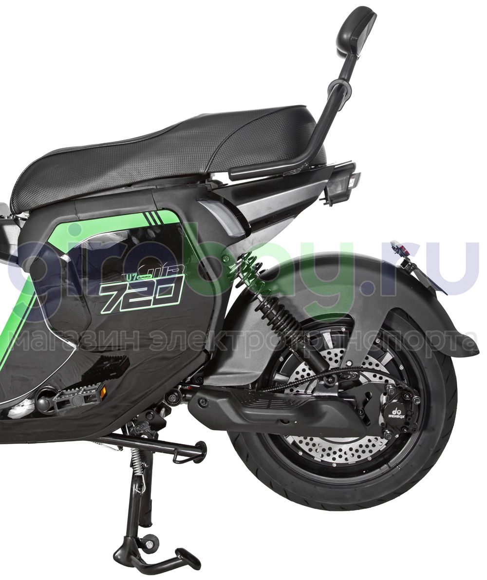 Электроскутер WENBOX U7 1500W (60V/45Ah) - Зеленый фото №9