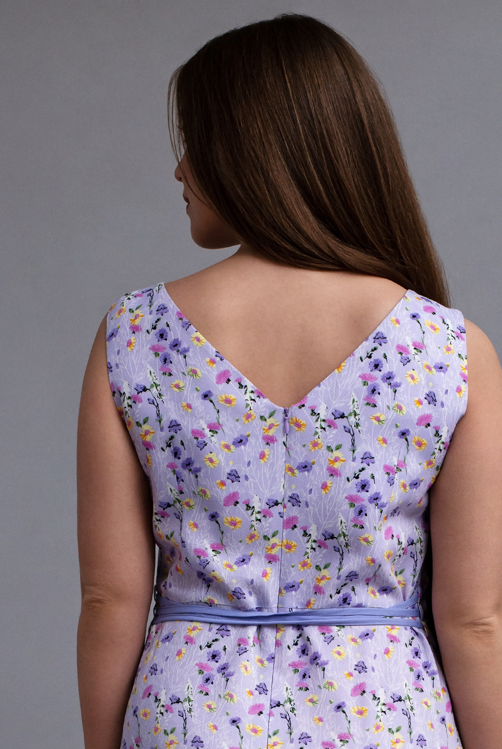 Летнее платье 2292ЮП, Желт цветок #40ЖЦ052292ЮП