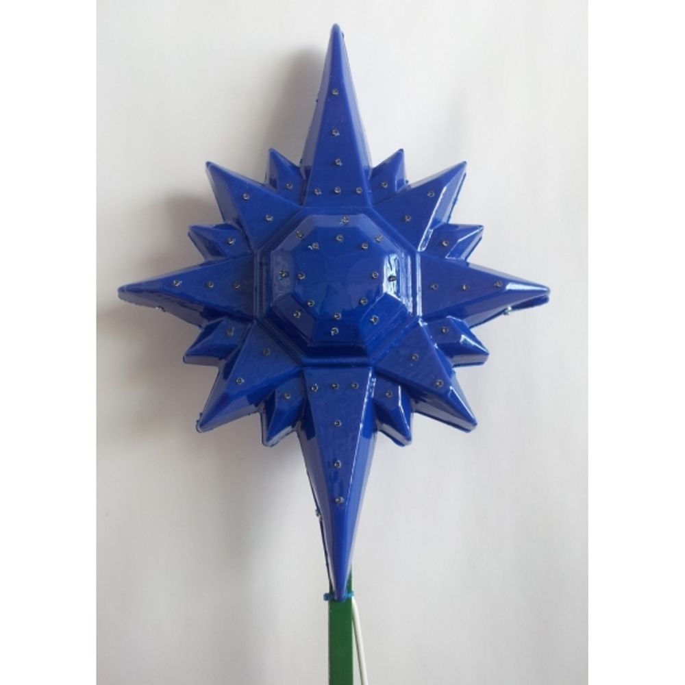 Макушка - звезда на елку «Полярная Звезда» синяя