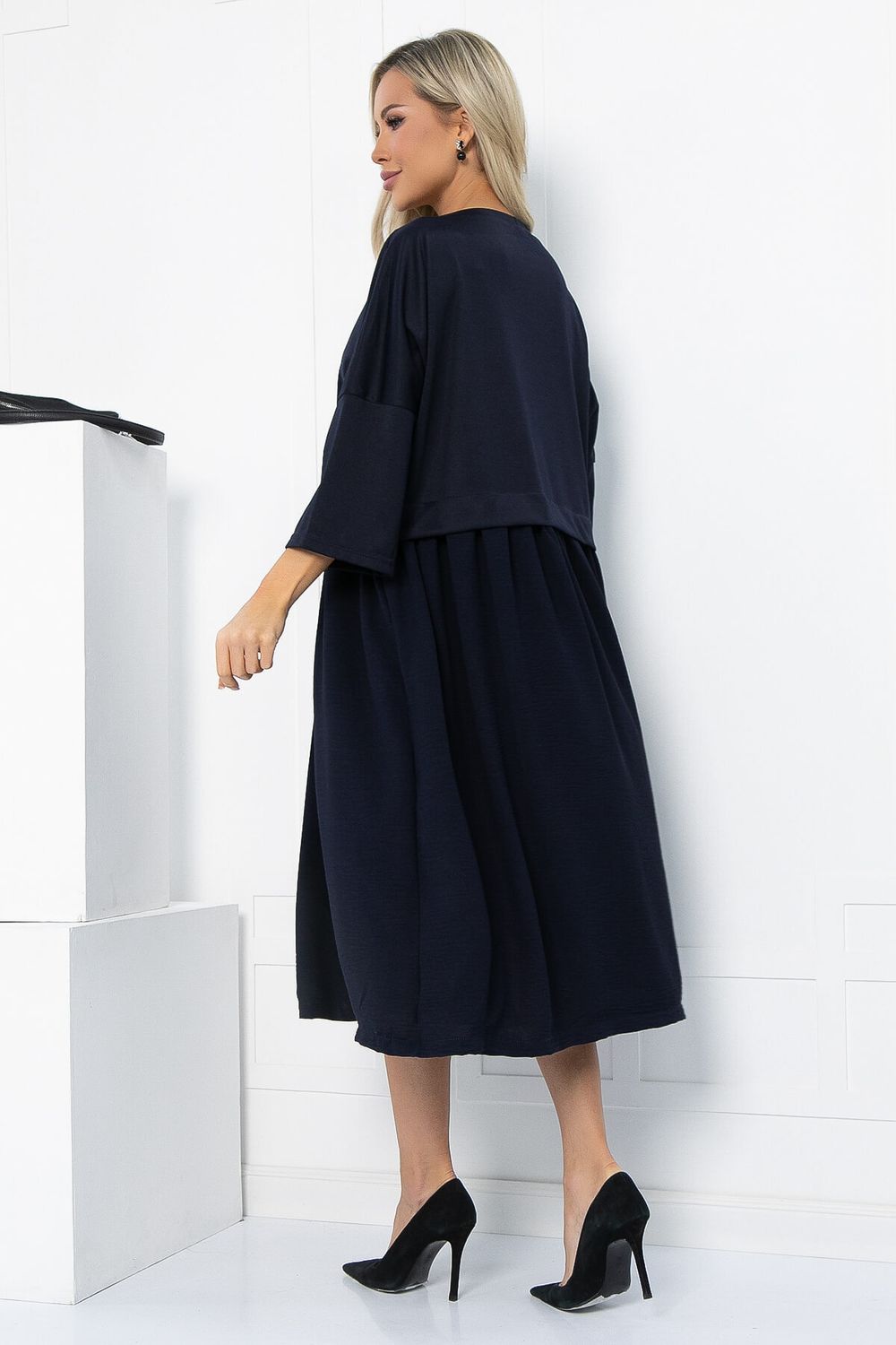 Платье бохо (синее) П12767-10М LT Collection