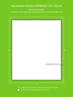 Натяжные потолки 11 м2, 3.7 м2