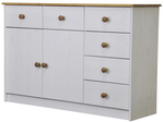Комод 2 двери 6 ящиков Хаба
