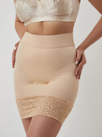 Корректирующая юбка-трусы средней степени утяжки (Размер: M) (Цвет: бежевый)