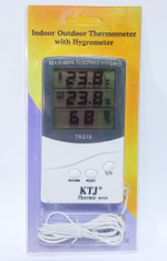 Термометр электронный с гигрометром и выносным датчиком KTG TA318